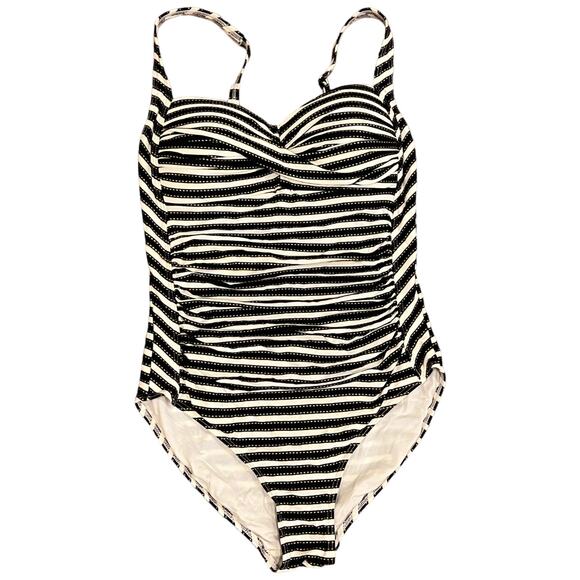 NIPTUCK SWIM Retro Barbie-Inspired Striped One-Piece Swimsuit - Size US 6 - Picture 12 of 16